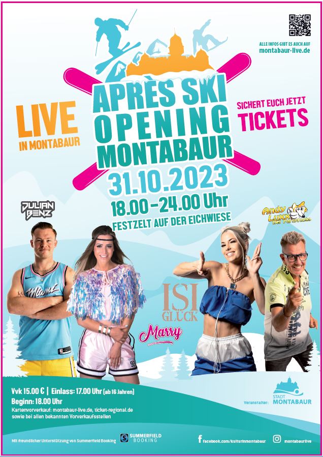 Aprés Ski Opening Montabaur – 31. Oktober 2023