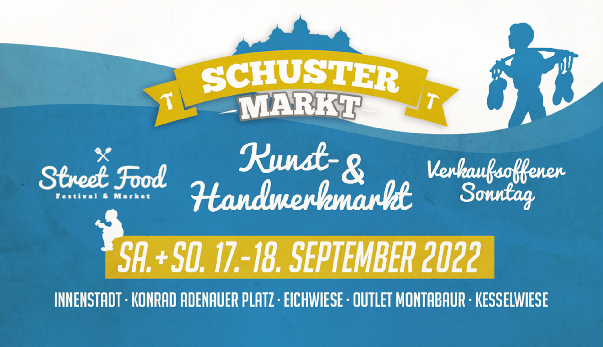 Schustermarkt Montabaur mit Street Food Festival