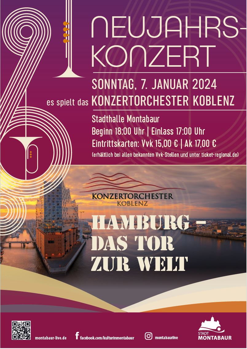 Neujahrskonzert mit dem Konzertorchester Koblenz - 07. Januar 2024