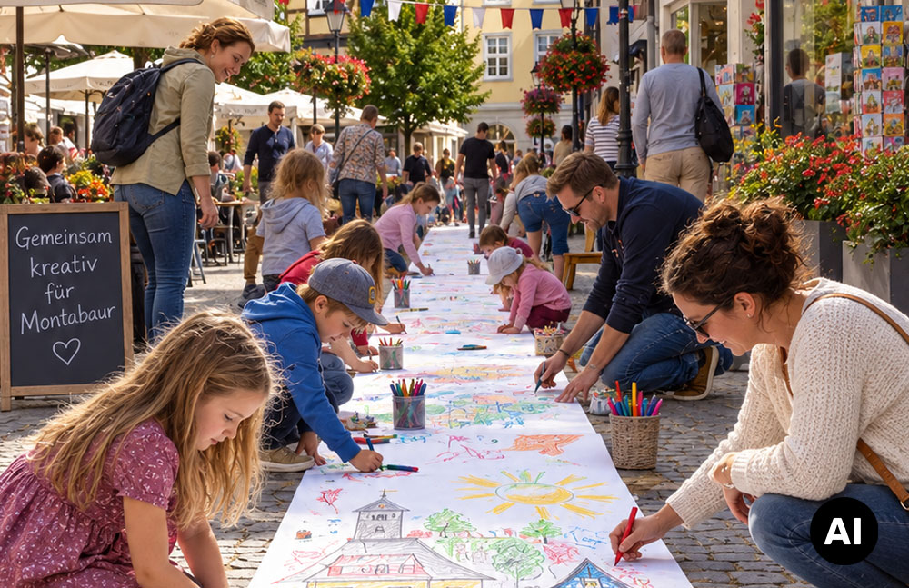 Schustermarkt - Längstes Bild von Montabaur - Schreibwaren Wetzlar Schustermarkt - Längstes Bild von Montabaur - Schreibwaren Wetzlar