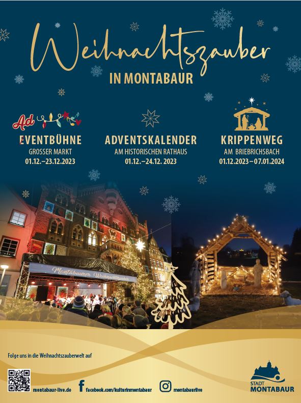 Weihnachtszauber in Montabaur – 01. – 23. Dezember 2023